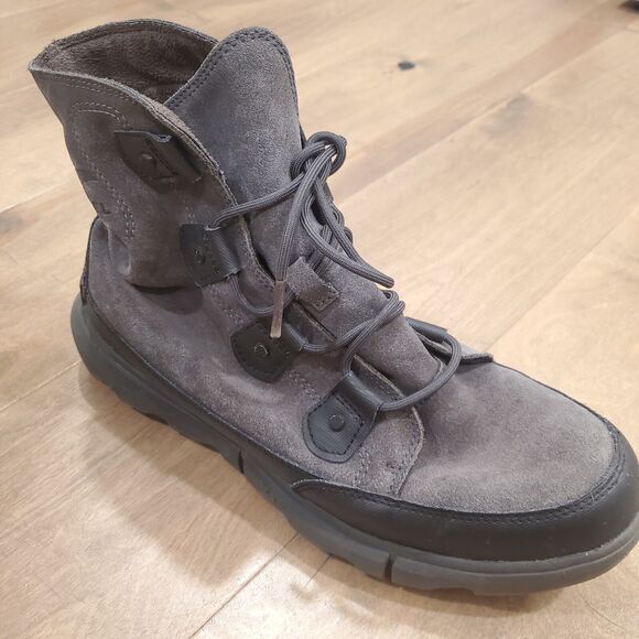 Sorel Explorer Waterproof Winter Boots, Black Gray, Men's 10 (Fits Like 9.5) - Picture 3 of 11